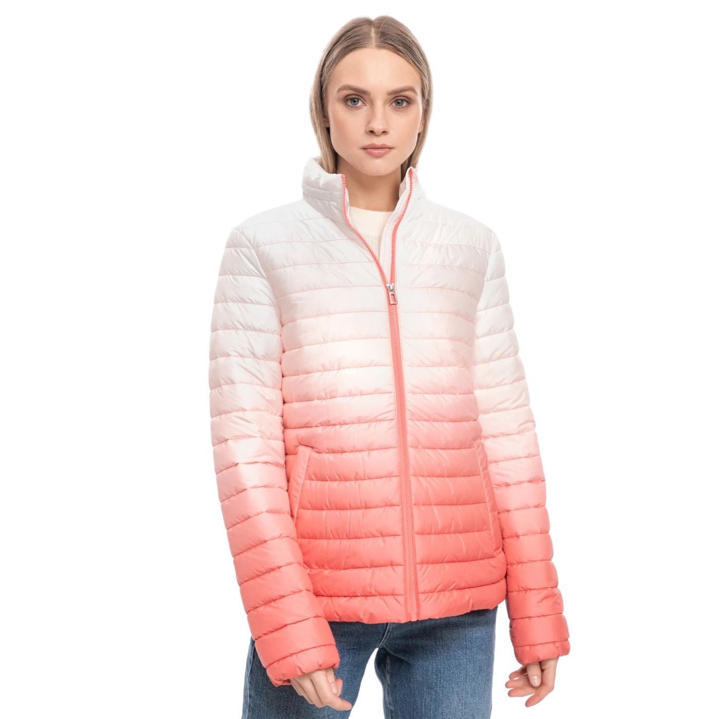 Tom Tailor Padded Jacket | Pink White