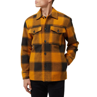 Tom Tailor Coat | Yellow Checked