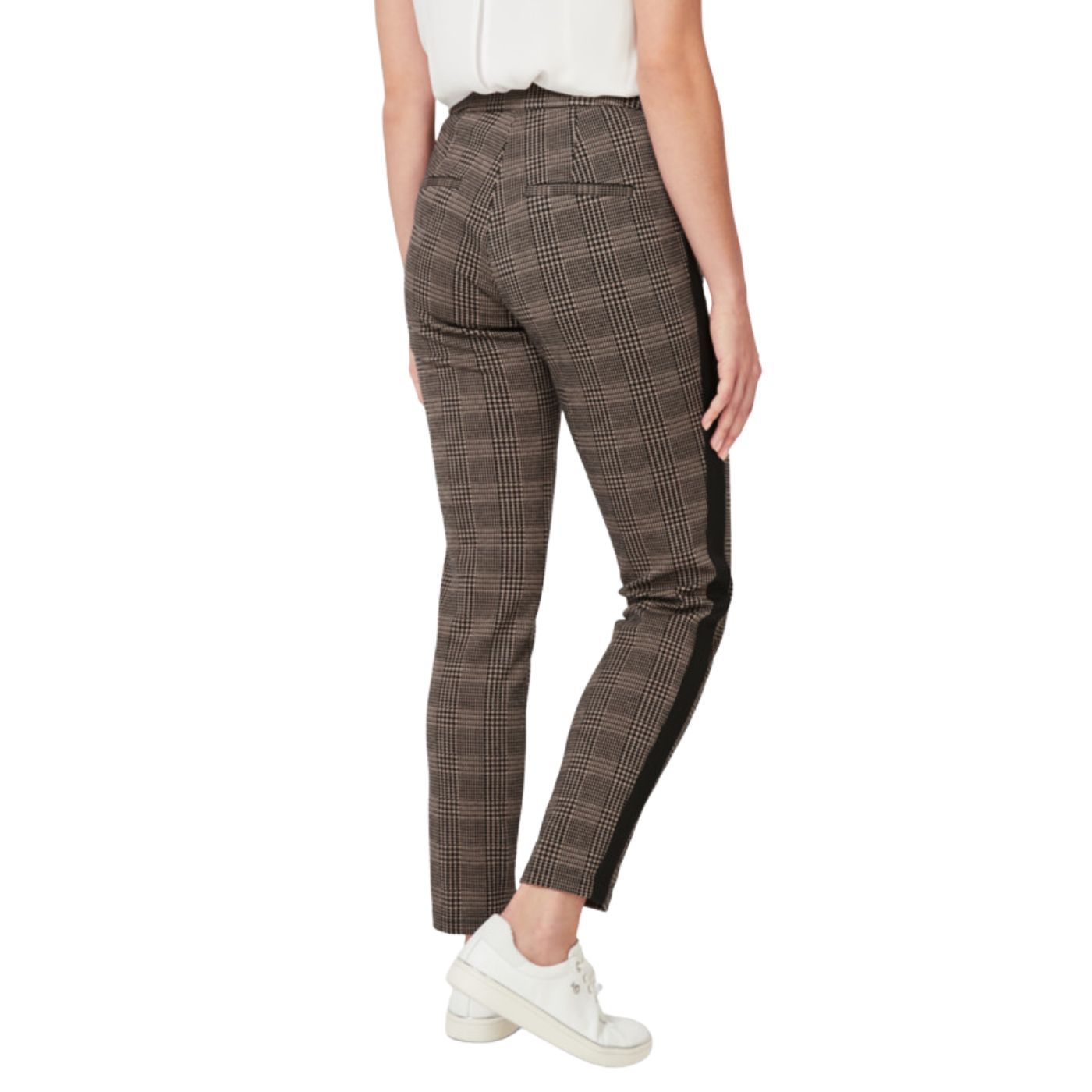 s.Oliver B.LAB Trousers | Brown Checkered
