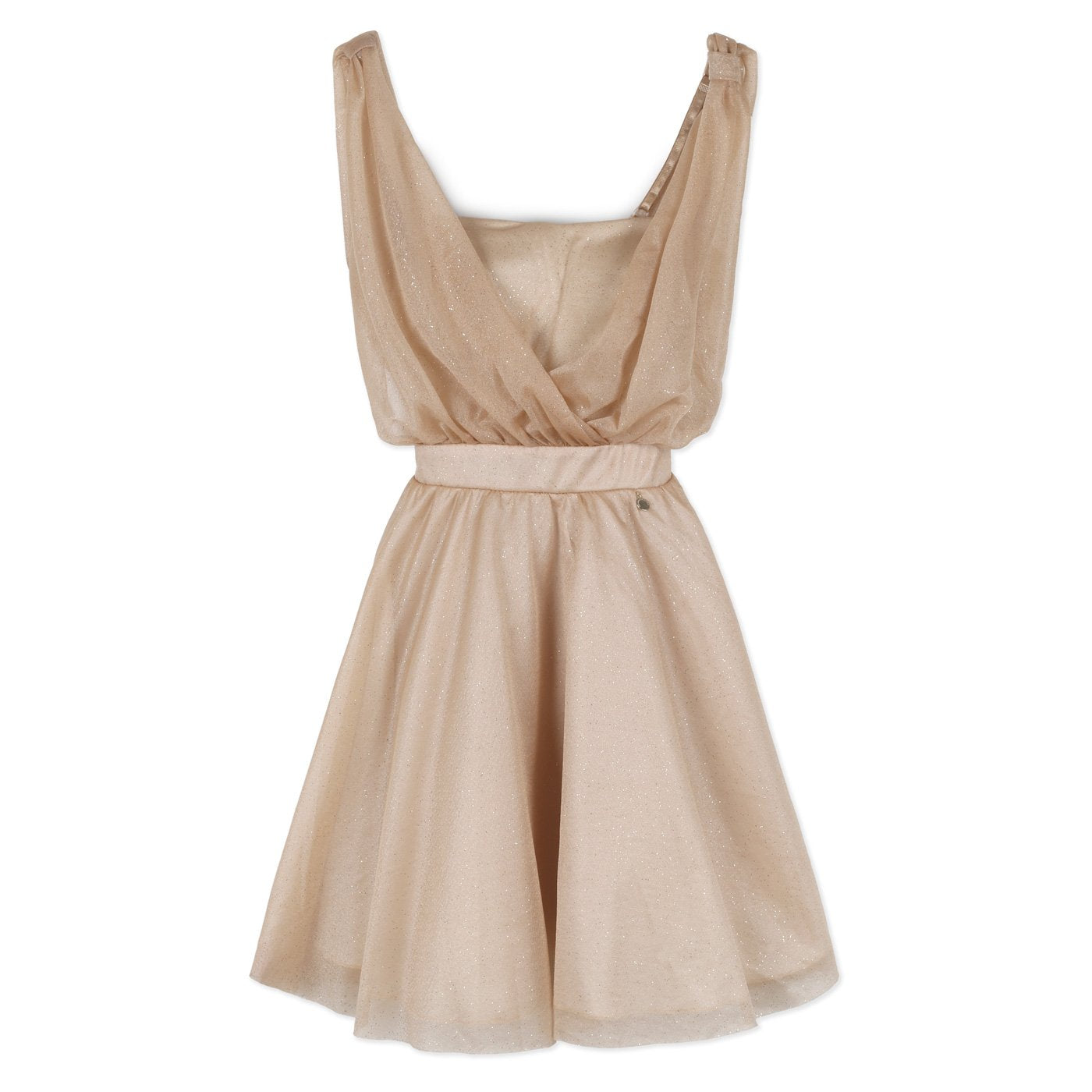 Rinascimento Sleeveless Dress | Gold