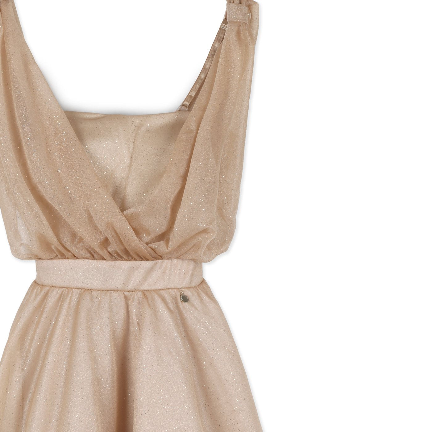 Rinascimento Sleeveless Dress | Gold