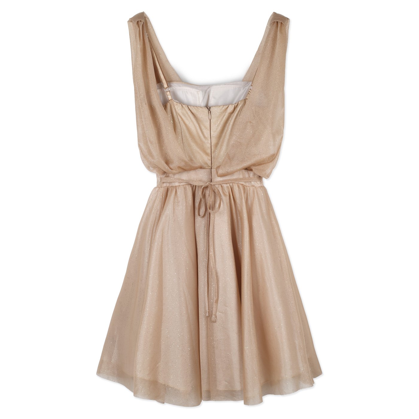 Rinascimento Sleeveless Dress | Gold