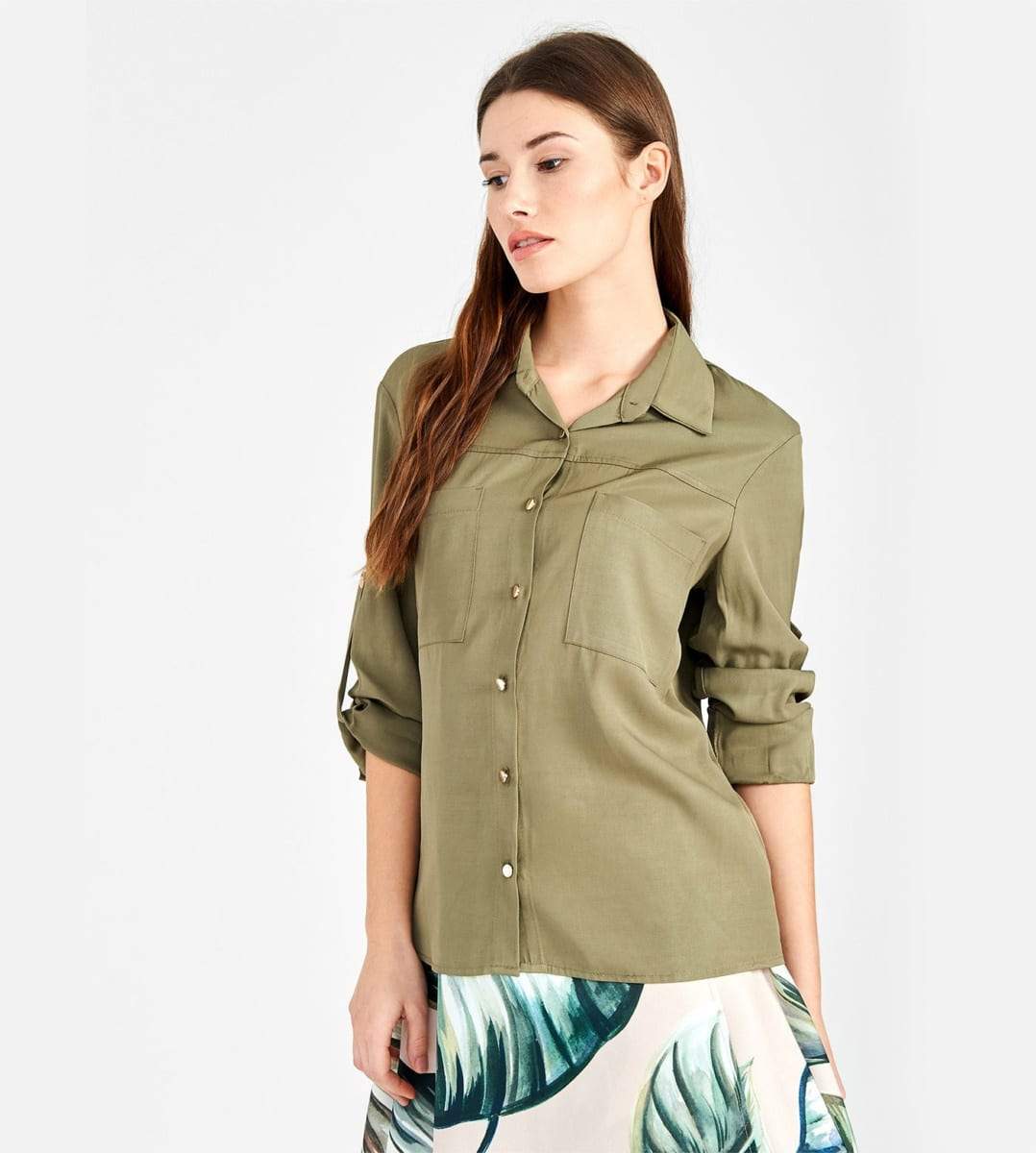 Rinascimento Blouse | Khaki