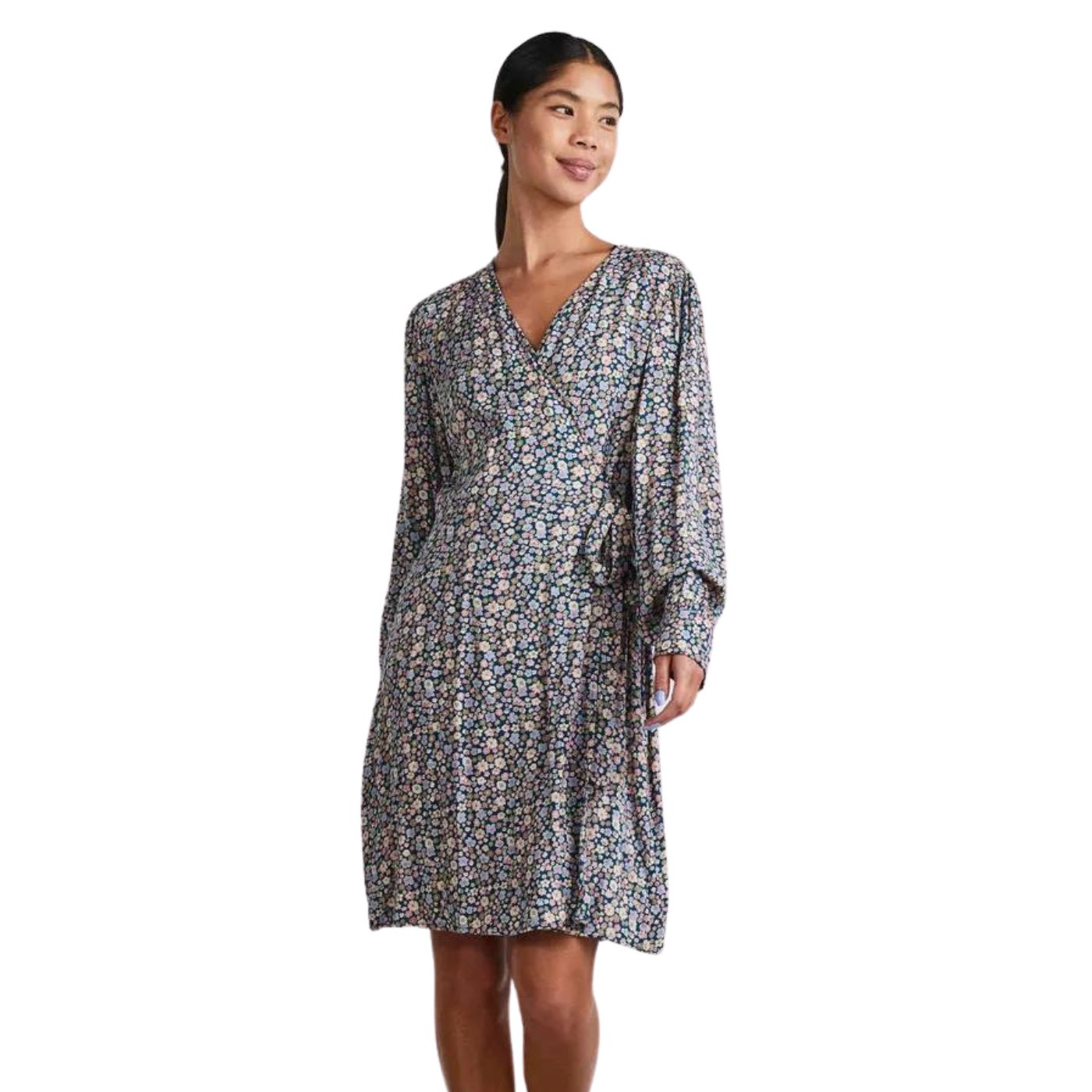 Vila Pcnya Ls Wrap Dress
