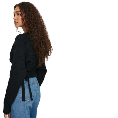 NA-KD Knitted Pullover | Black