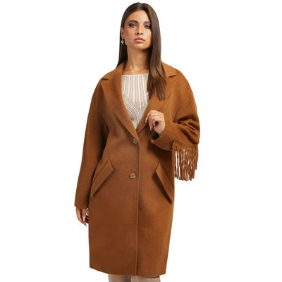 Guess Brown Wool Coat