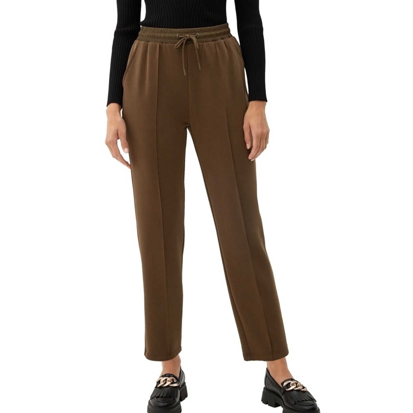 s.Oliver Trousers | Khaki