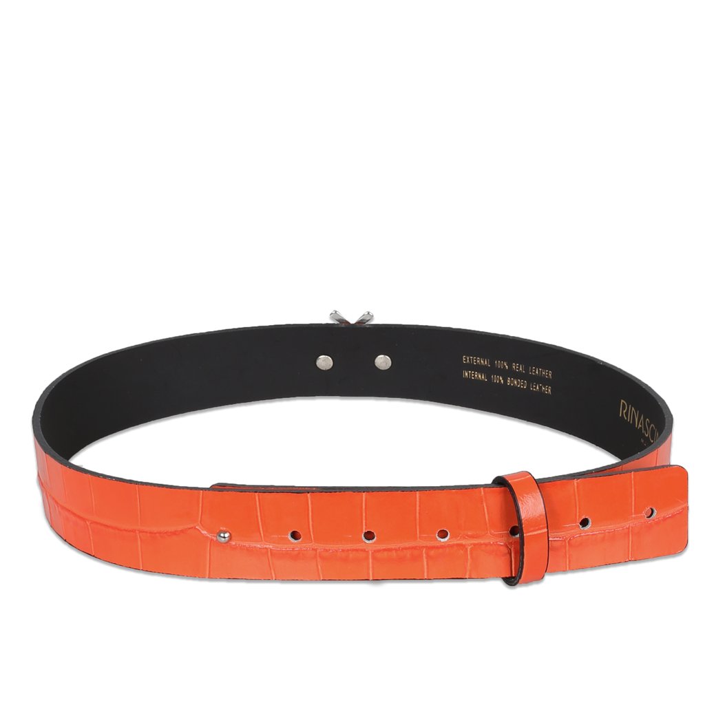 Rinascimento Leather Belt | Orange