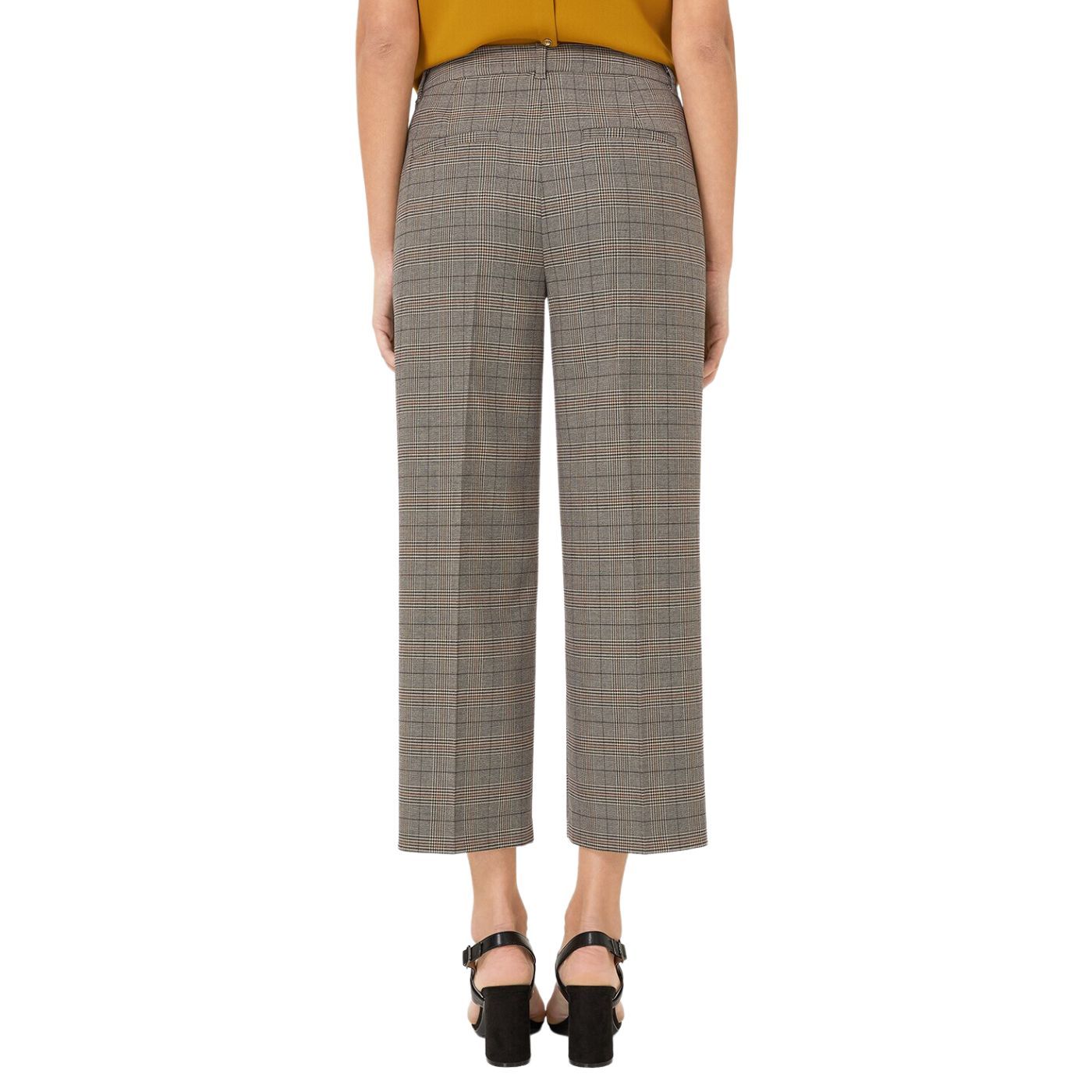 s.Oliver B.lab Trousers | Beige-Black Multicolor