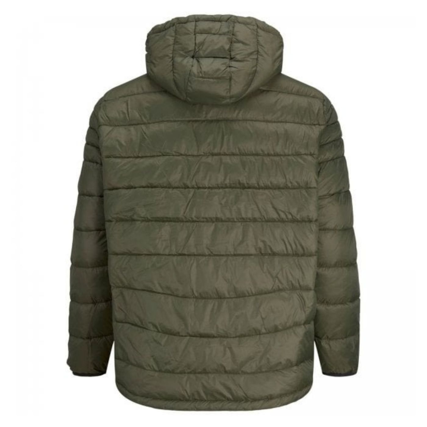 Jack & Jones Plus Size Ace Puffer Steppelt Coat | Khaki