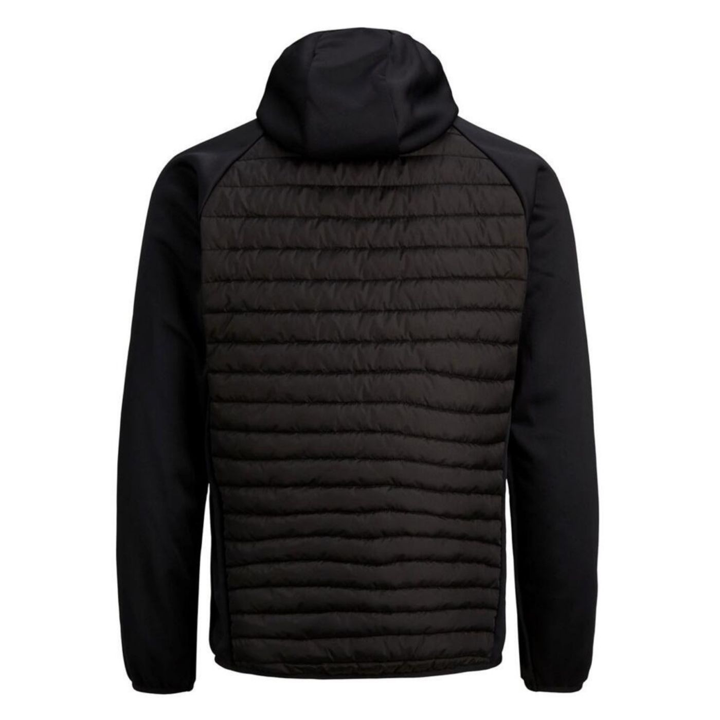 Jack & Jones Plus Size Multi Quilted Coat | Black