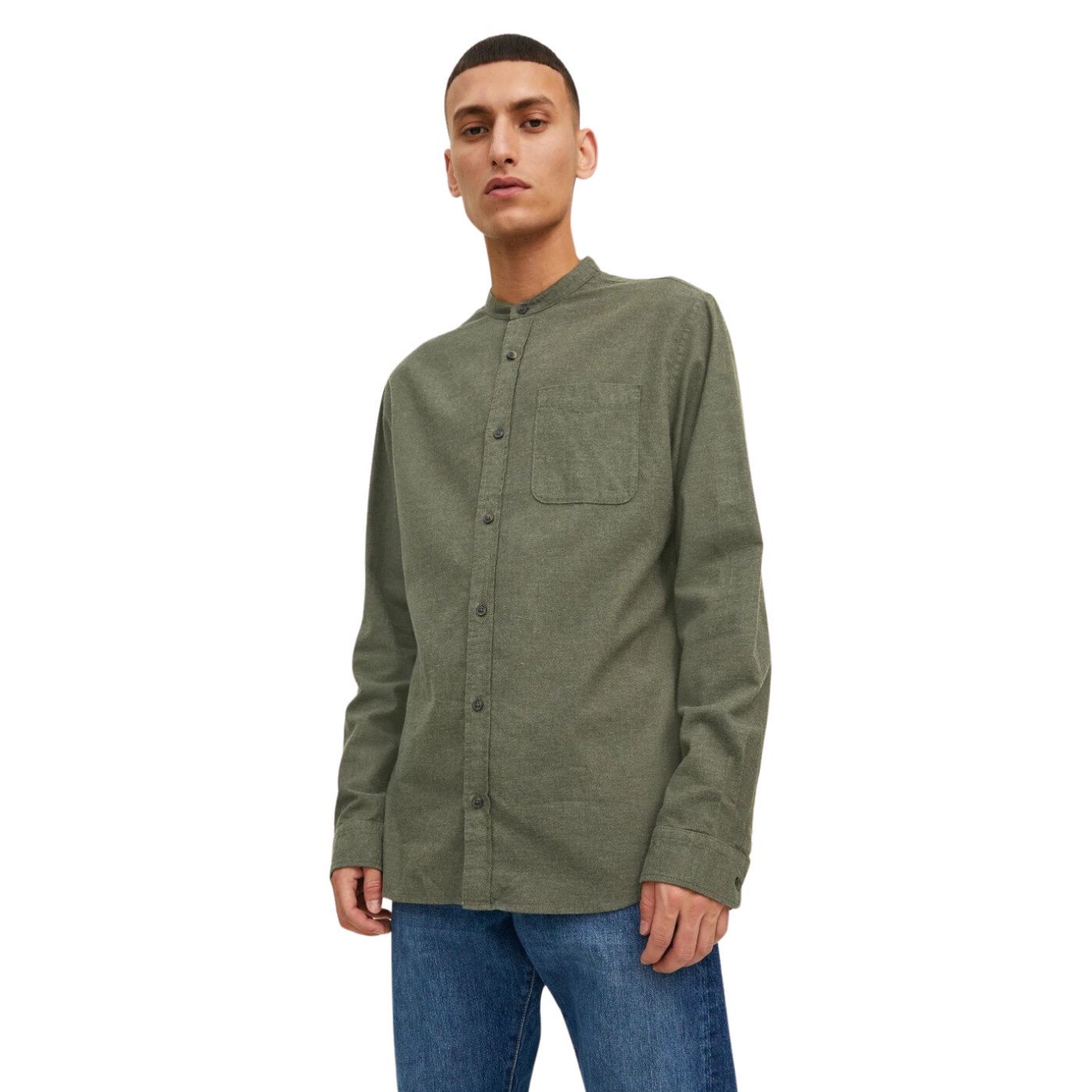 Jack & Jones Long Sleeve Shirt | Khaki