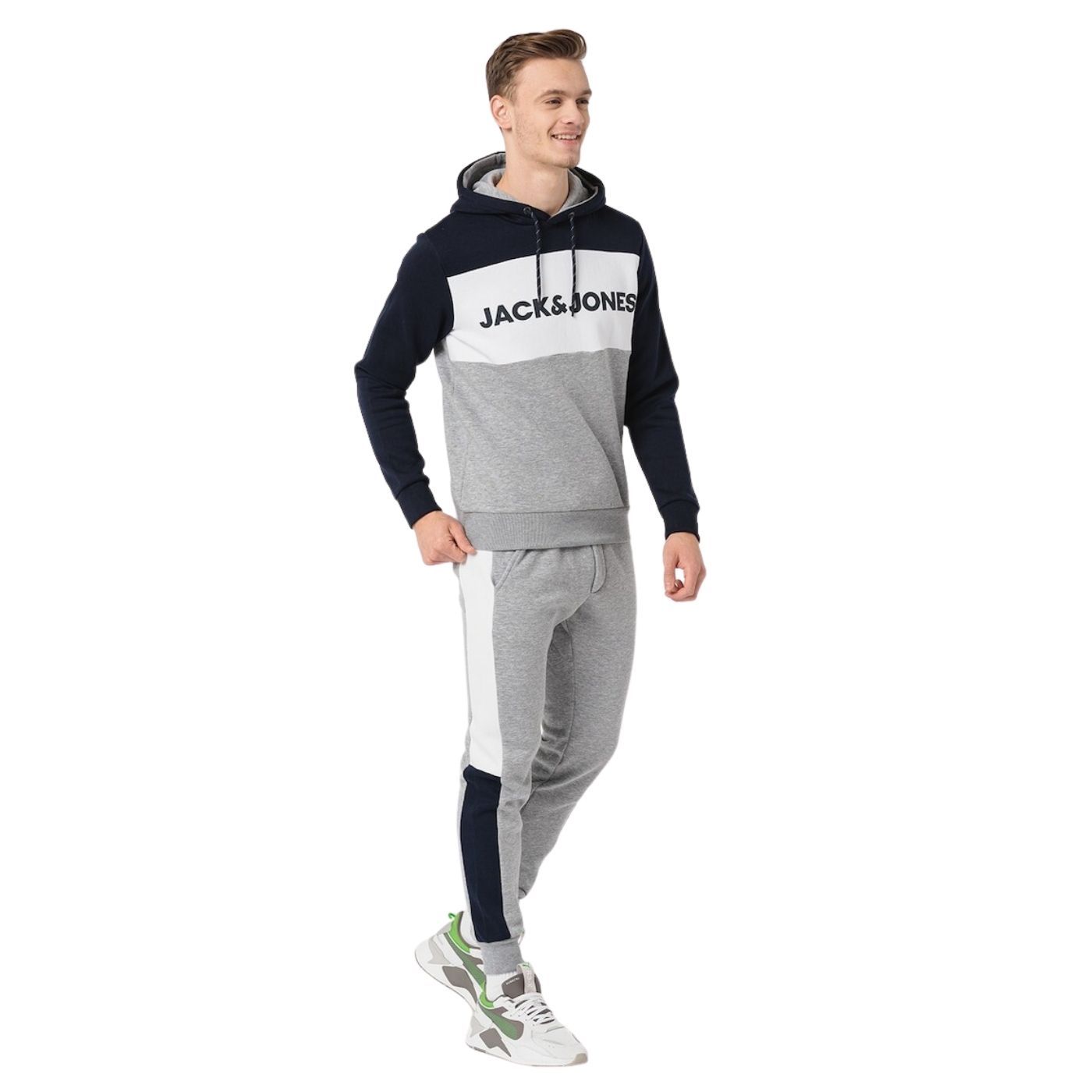 Jack & Jones Logo Blocking Set | Grey