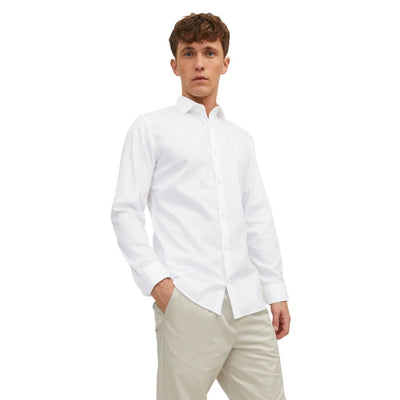 Jack & Jones Royal Long Sleeve Shirt | White