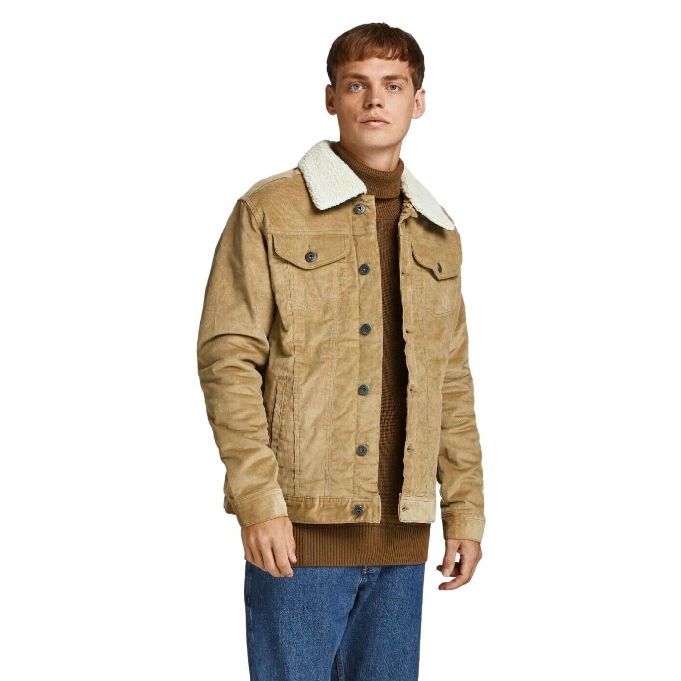 Jack & Jones Stalvin Sherpa Jacket | Beige