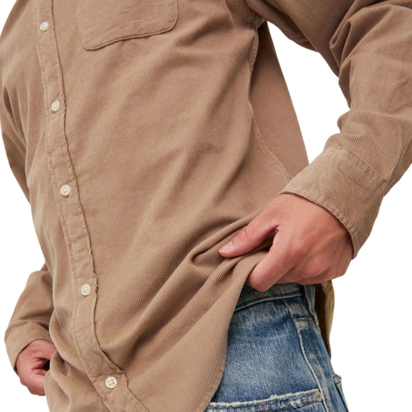 Jack & Jones Long Sleeve Shirt | Beige