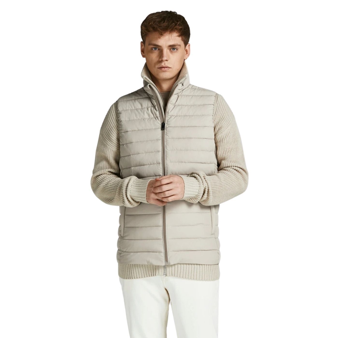 Jack & Jones Recycle Bodywarmer Vest | Beige