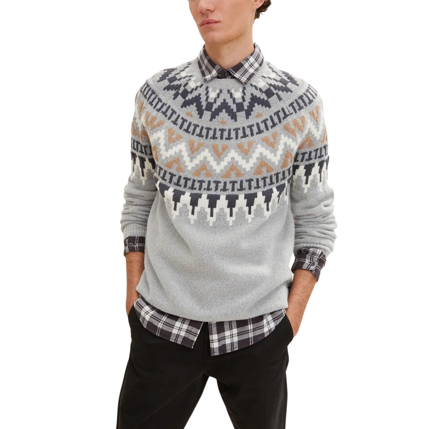 Tom Tailor Heavy Knitted Pullover | Grey