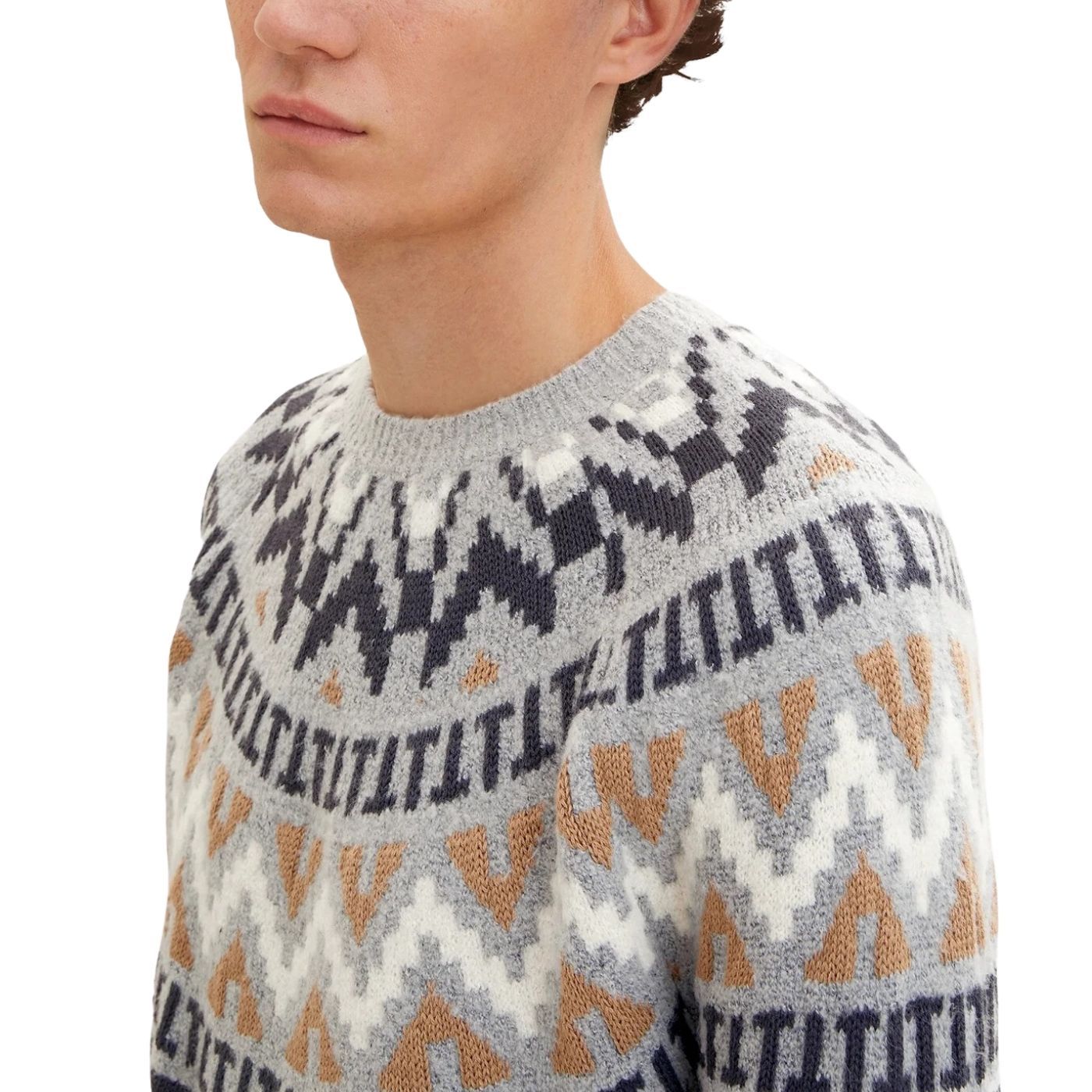 Tom Tailor Heavy Knitted Pullover | Grey