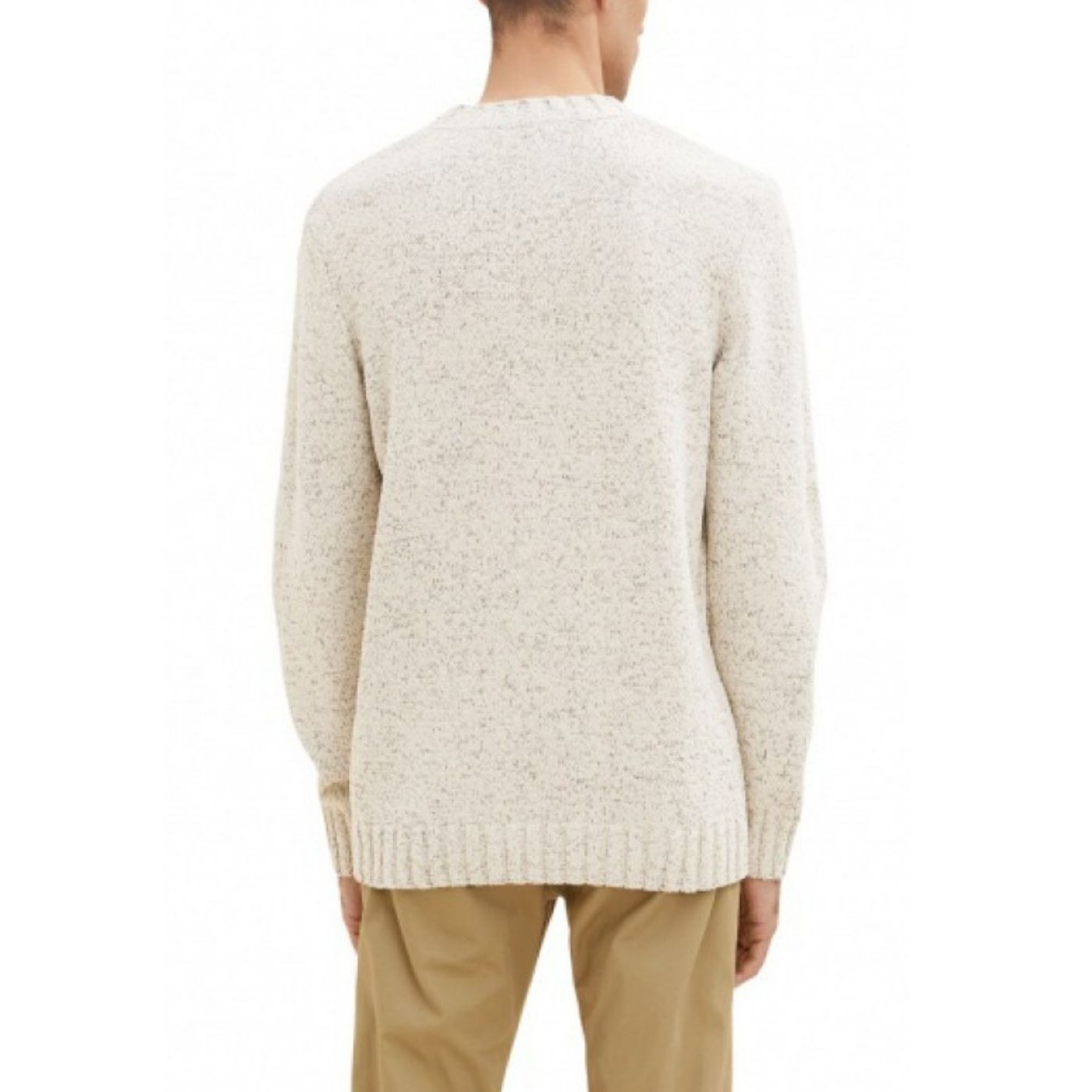 Tom Tailor Knitted Pulover | White