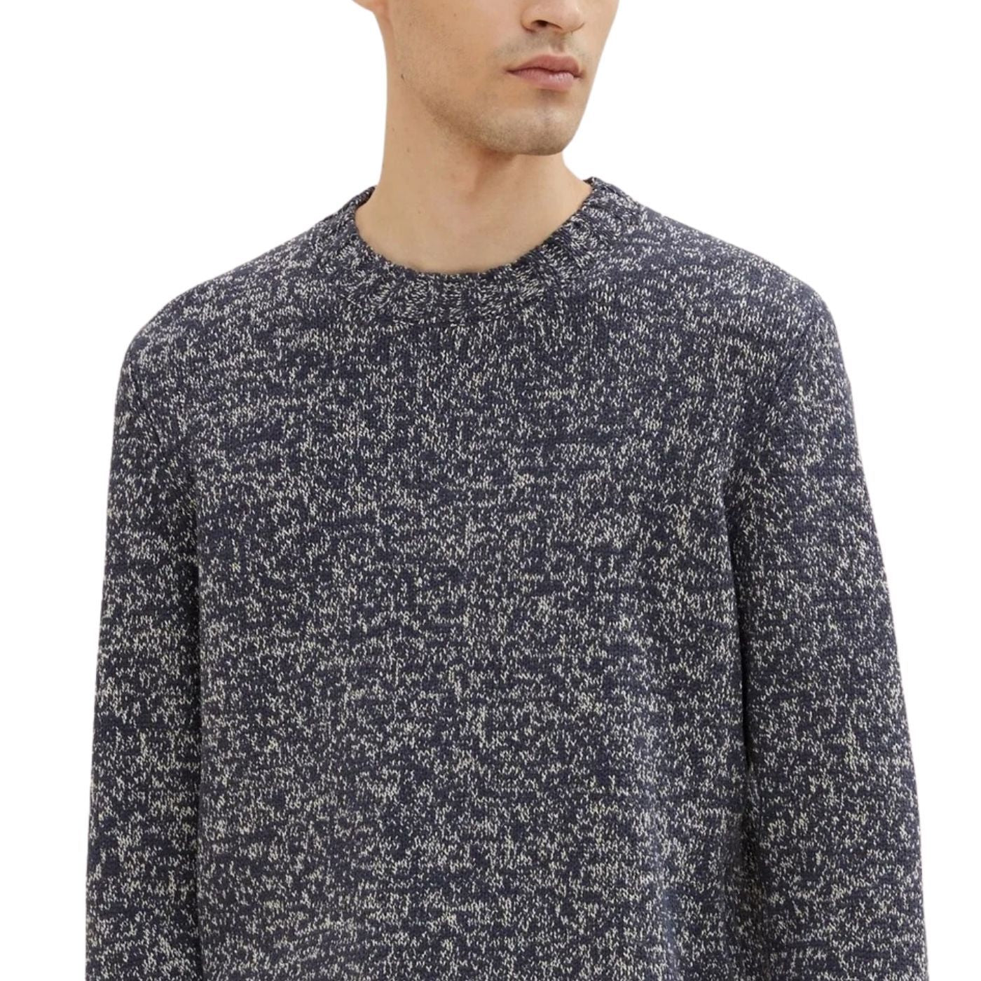 Tom Tailor Mouline Knitted Pullover | Blue