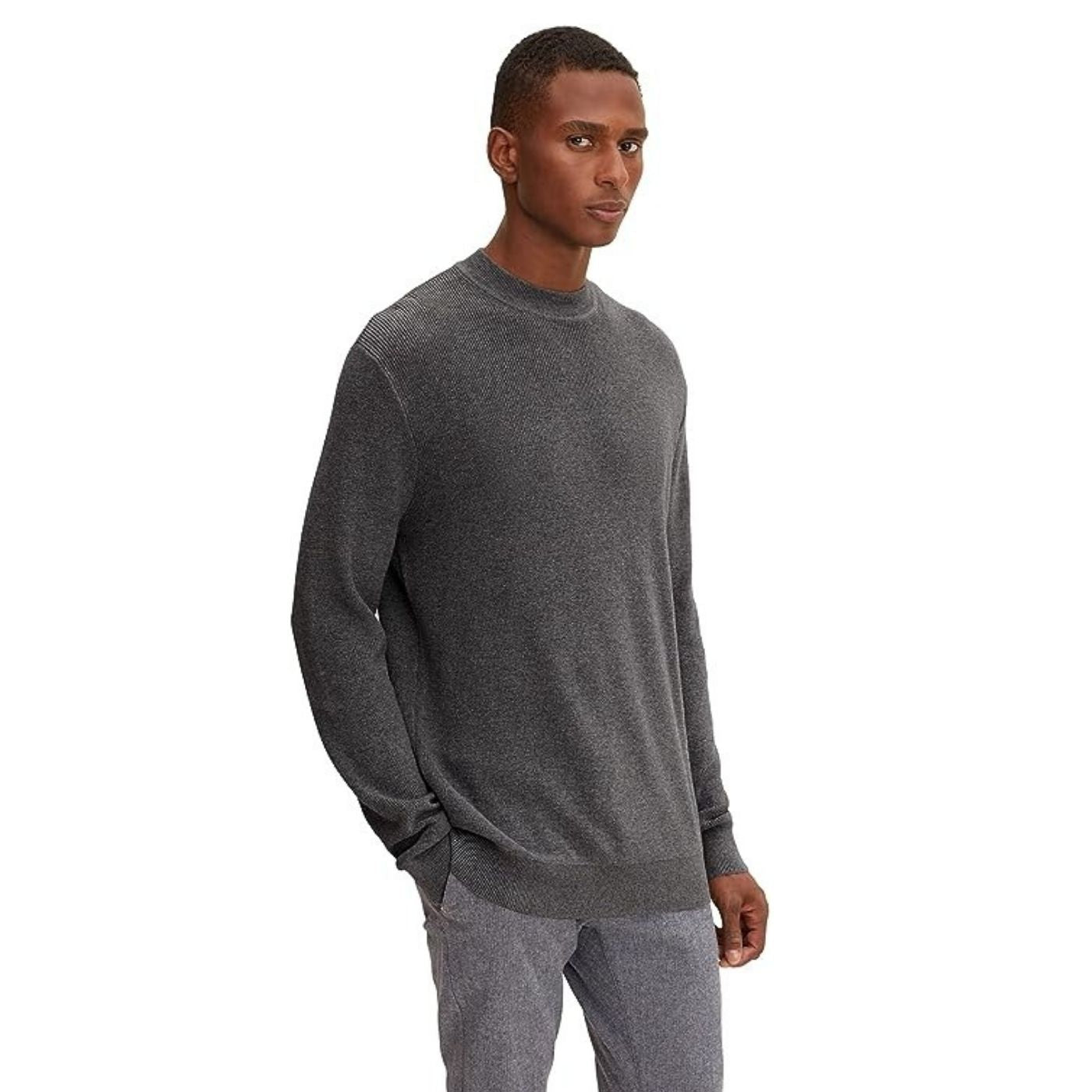 Tom Tailor Knitted Pulover | Grey