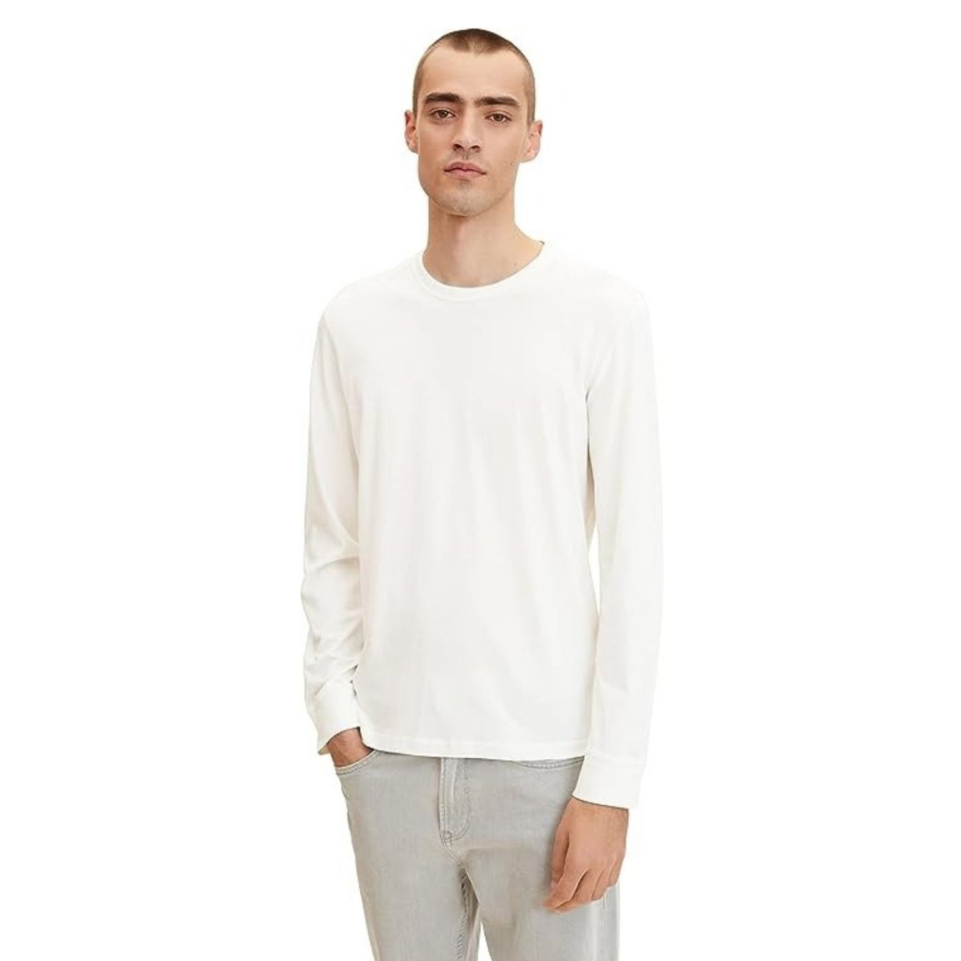 Tom Tailor Long Sleeve T-Shirt | White