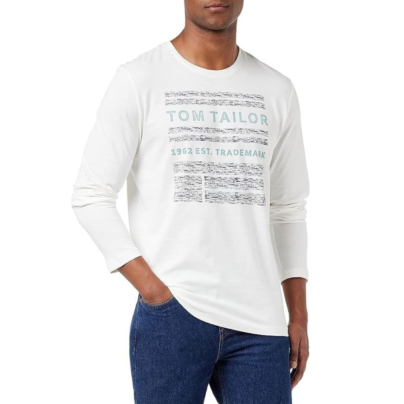 Tom Tailor Long Sleeve T-shirt | White