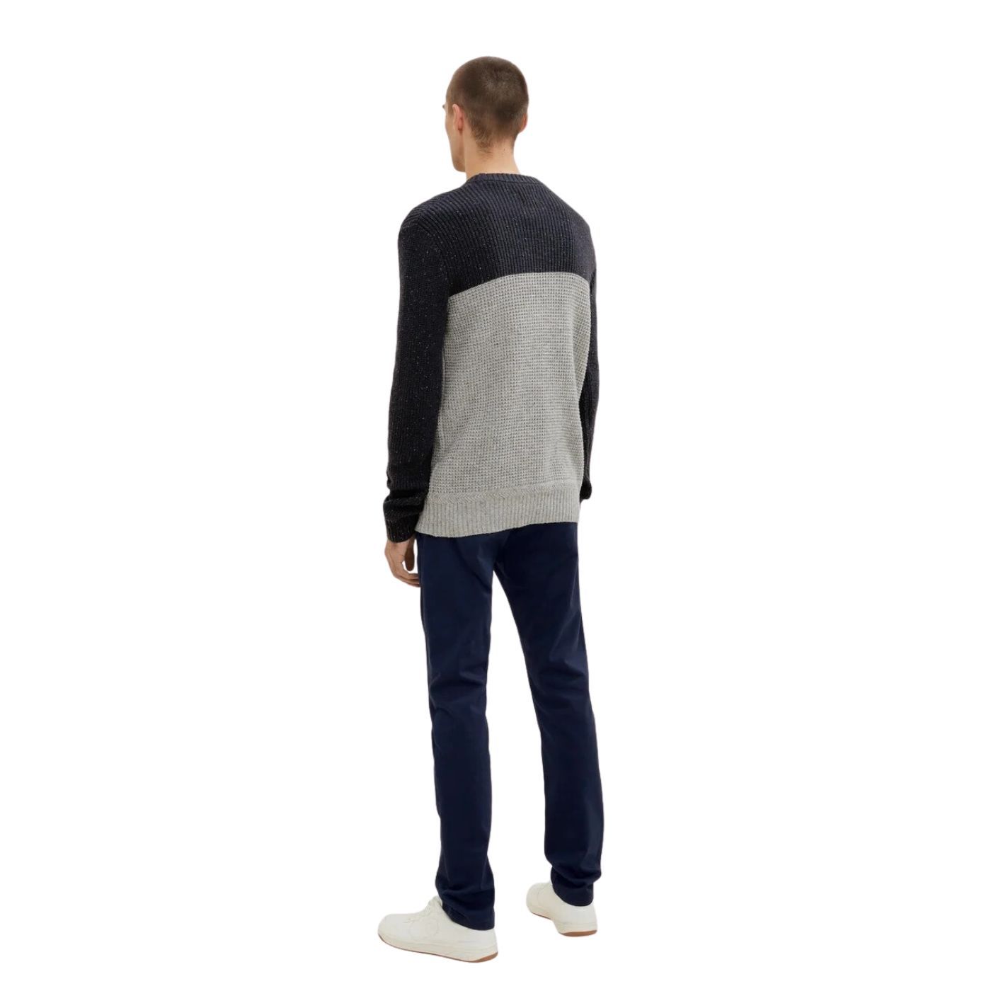 Tom Tailor Knitted Pullover | Grey-Blue