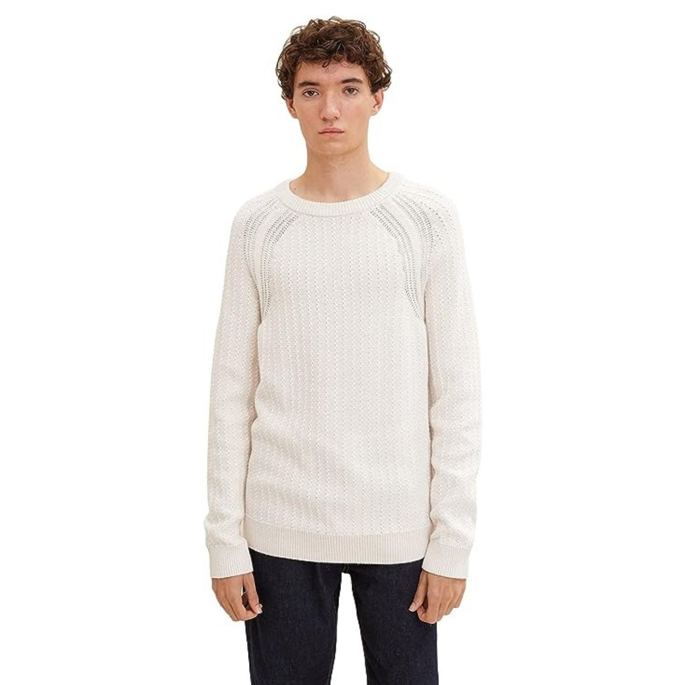 Tom Tailor Knitted Pulover | Beige