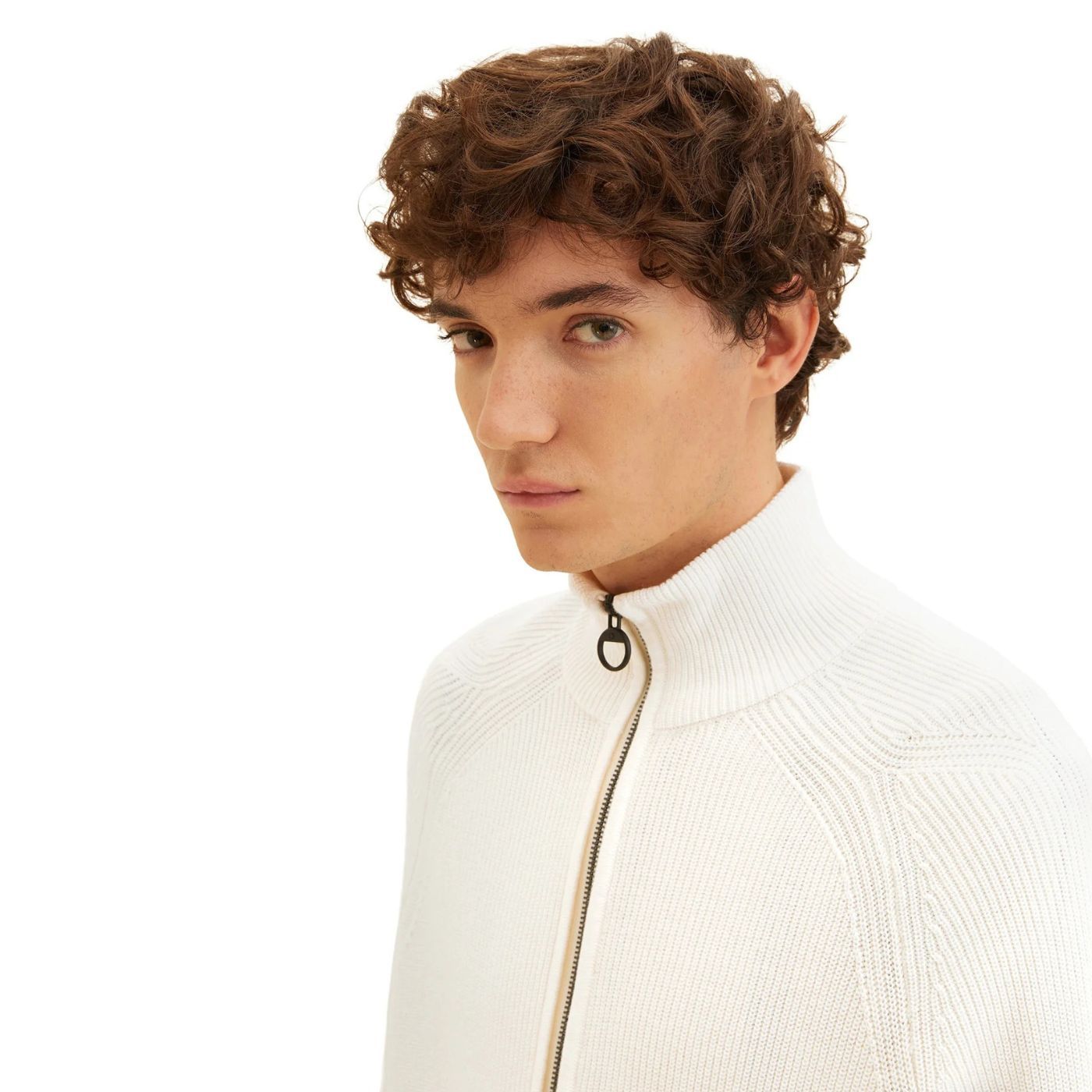 Tom Tailor Basic Knitted Cardigan | White