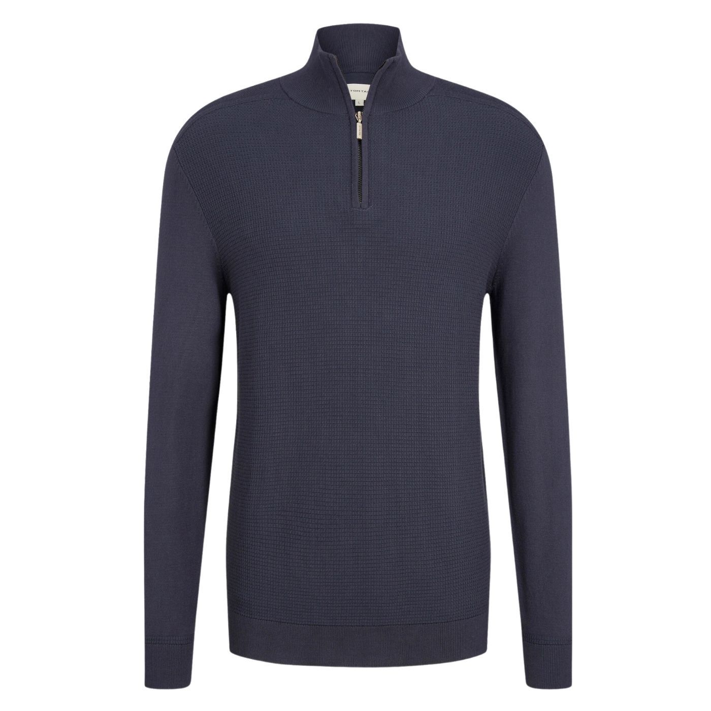 Tom Tailor Structured Knitted Pullover | Blue