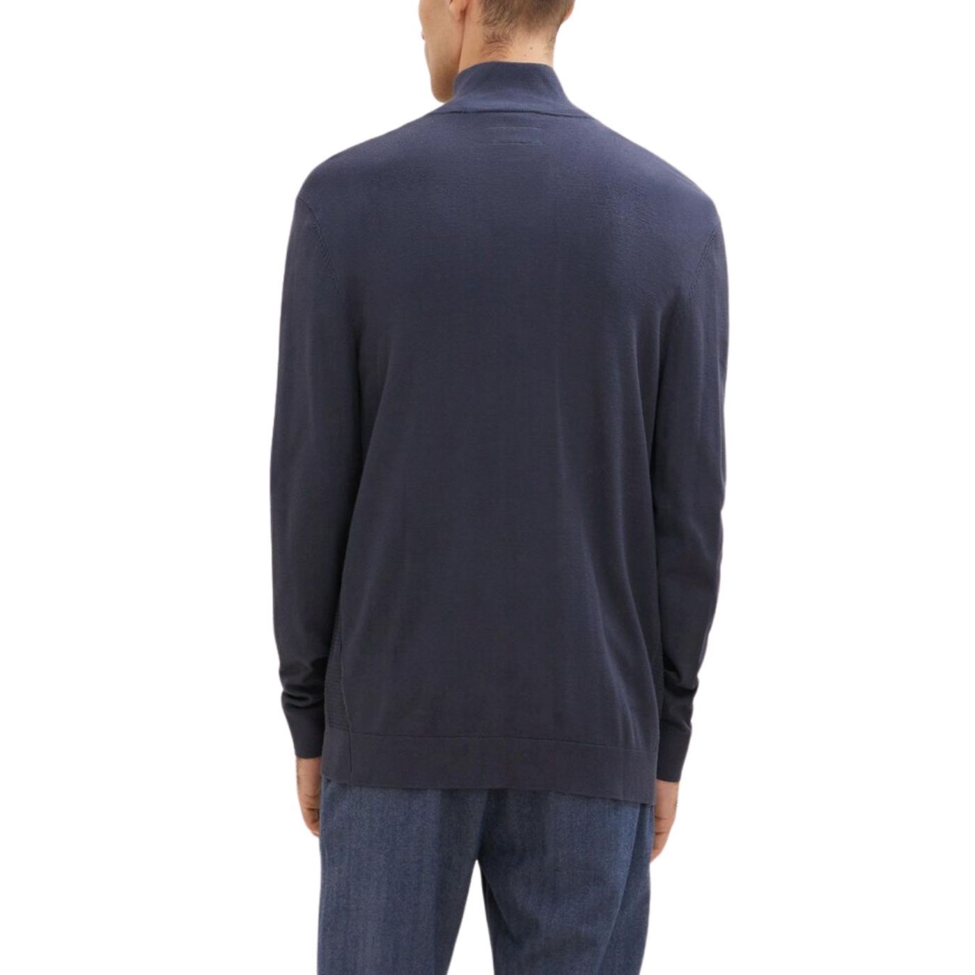 Tom Tailor Structured Knitted Pullover | Blue