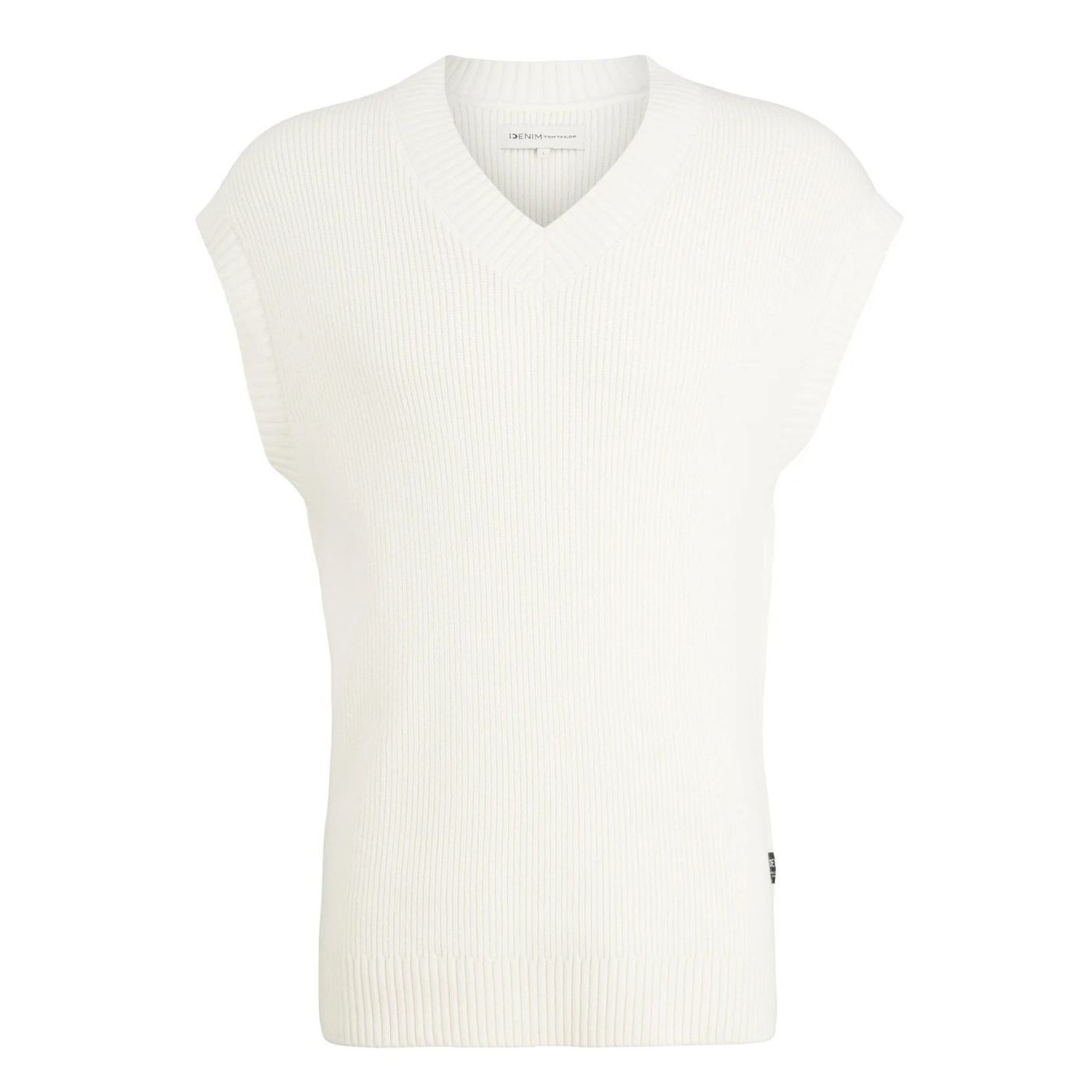 Tom Tailor Knitted Vest | White