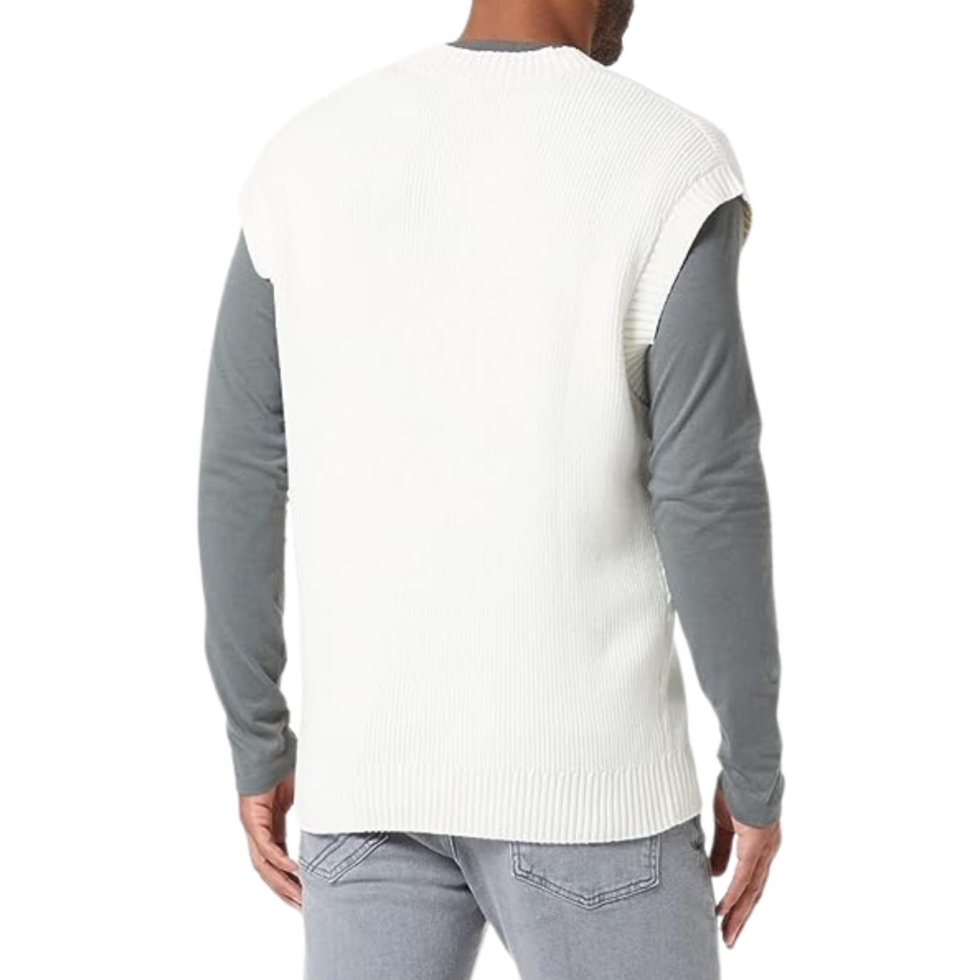 Tom Tailor Knitted Vest | White