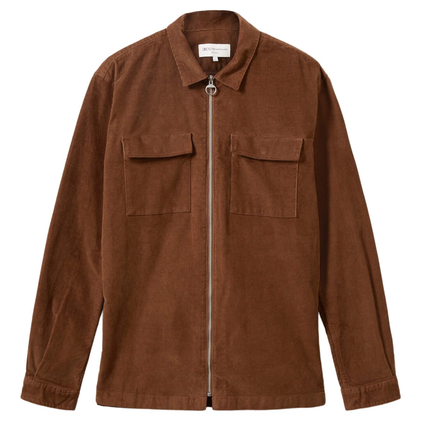 Tom Tailor Zip Shirt | Brown