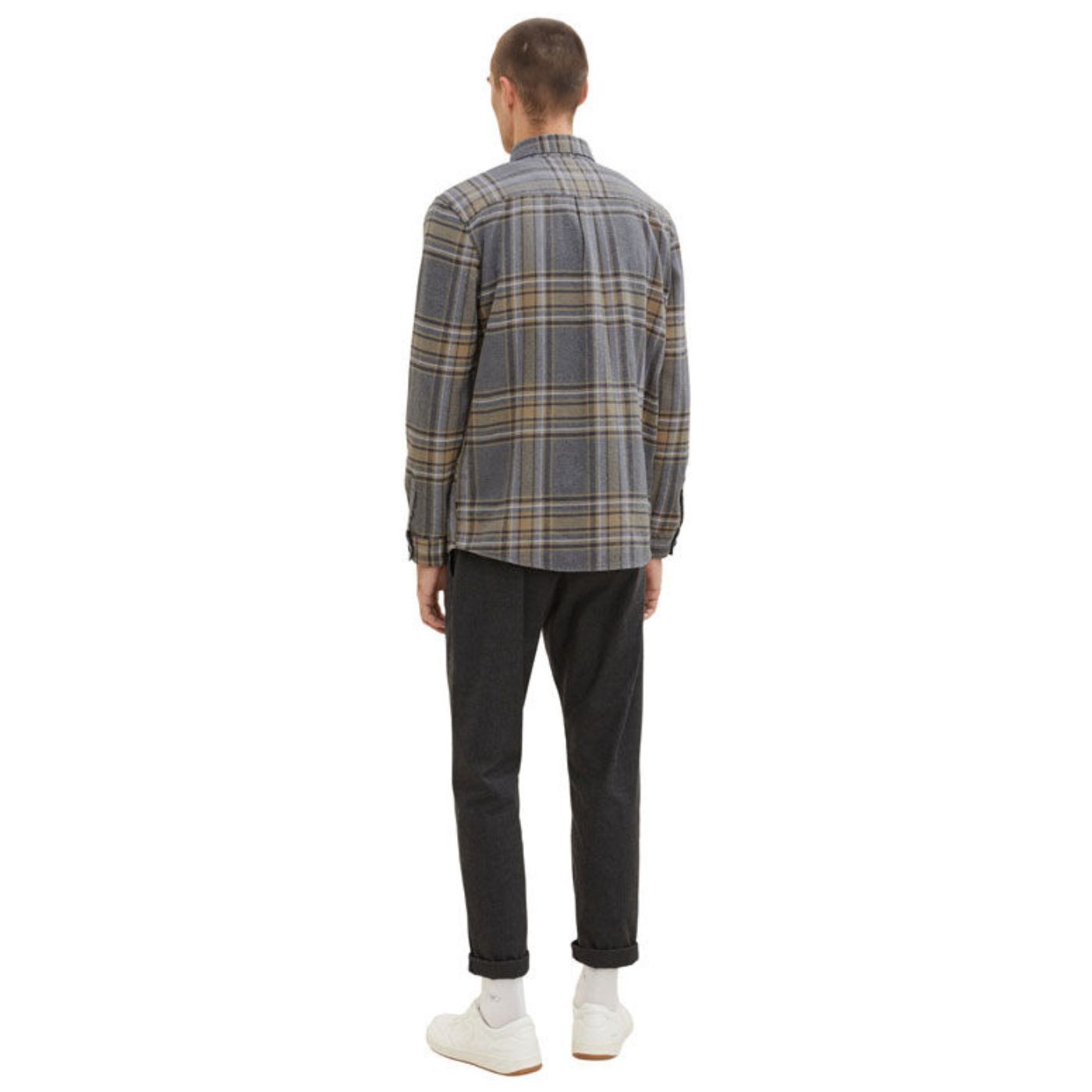 Tom Tailor Flanel Shirt | Grey Checked