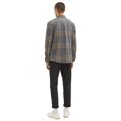 Tom Tailor Flanel Shirt | Grey Checked