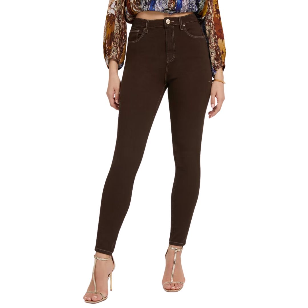 Guess Jeans Skinny Super High | Brown