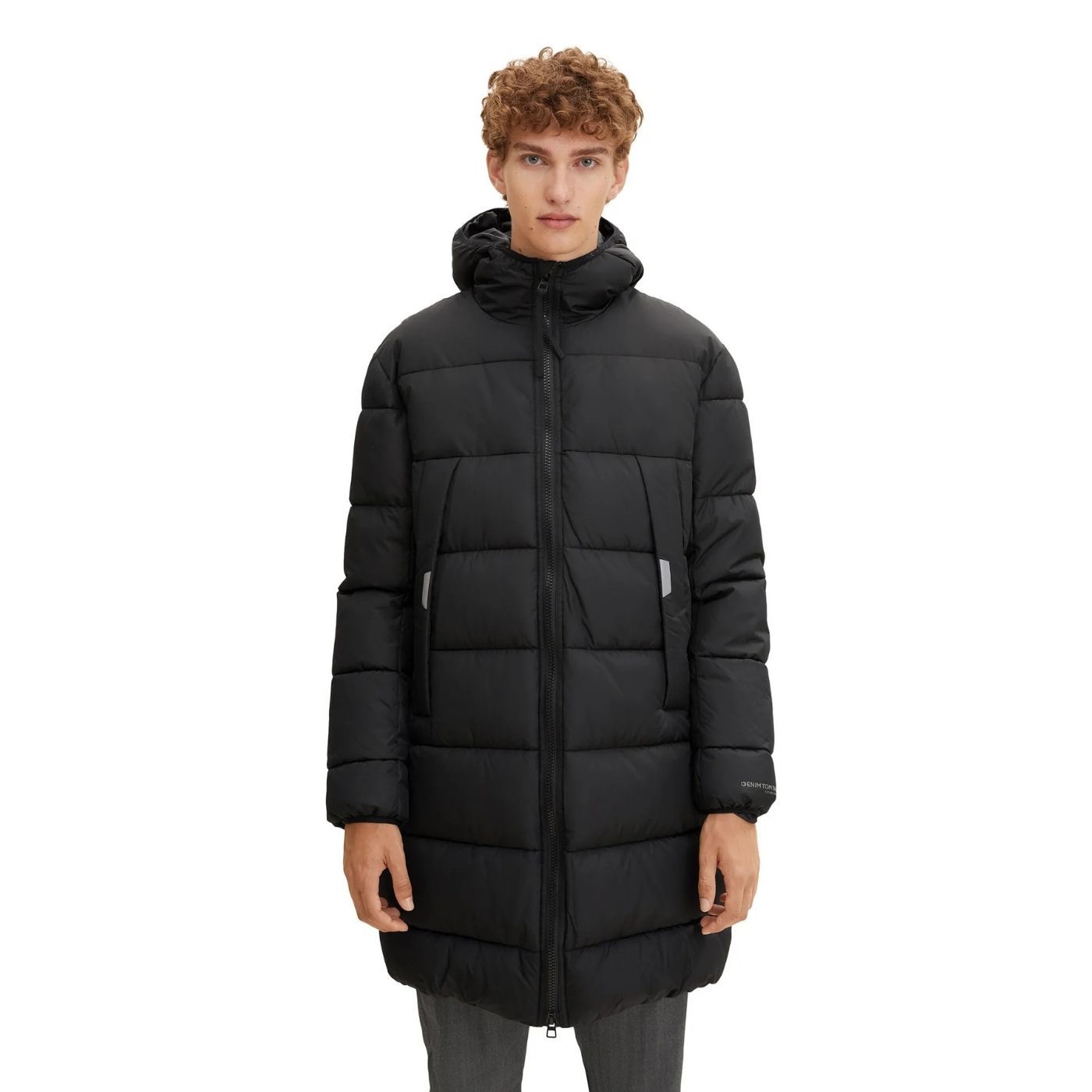 Tom Tailor Long Puffer Parka | Black