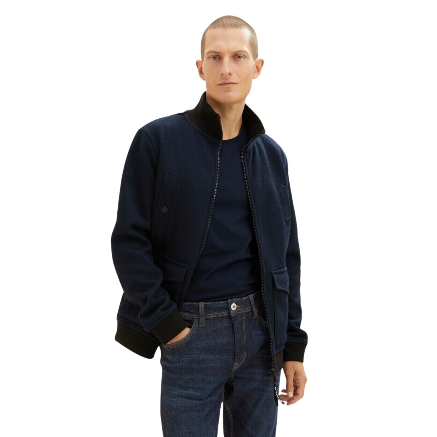 Tom Tailor Knitted Jacket | Blue