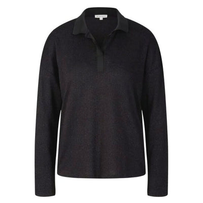 Tom Tailor Long Sleeve Top | Black