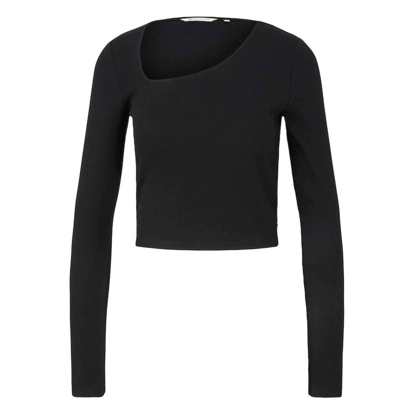 Tom Tailor Long Sleeve Top | Black