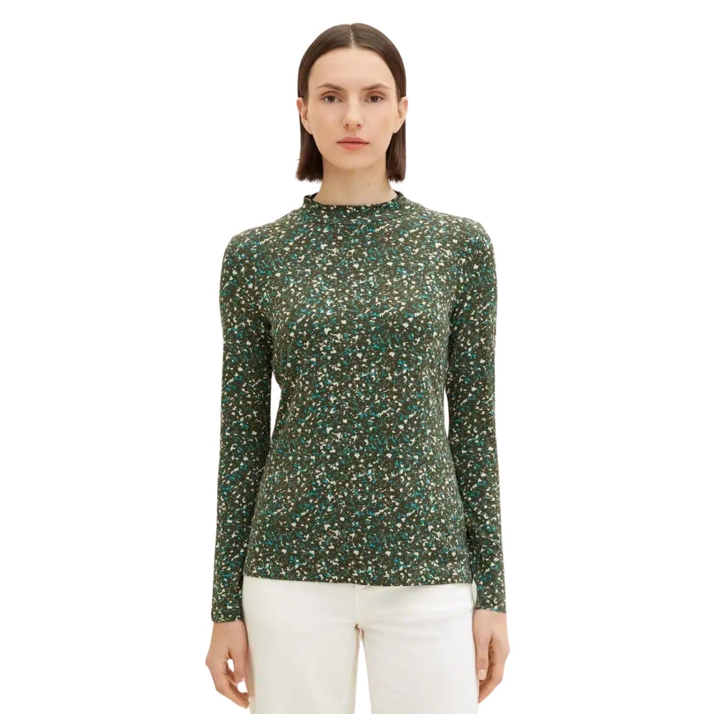 Tom Tailor Long Sleeve Top | Green