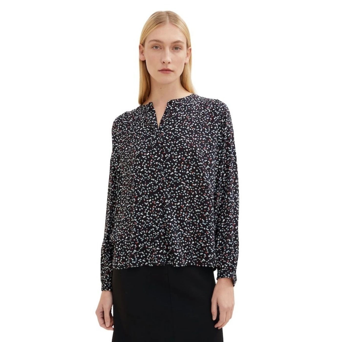 Tom Tailor Long Sleeve Blouse | Black