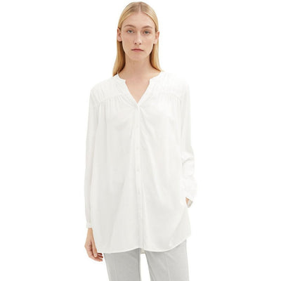 Tom Tailor V-Neck Blouse | White