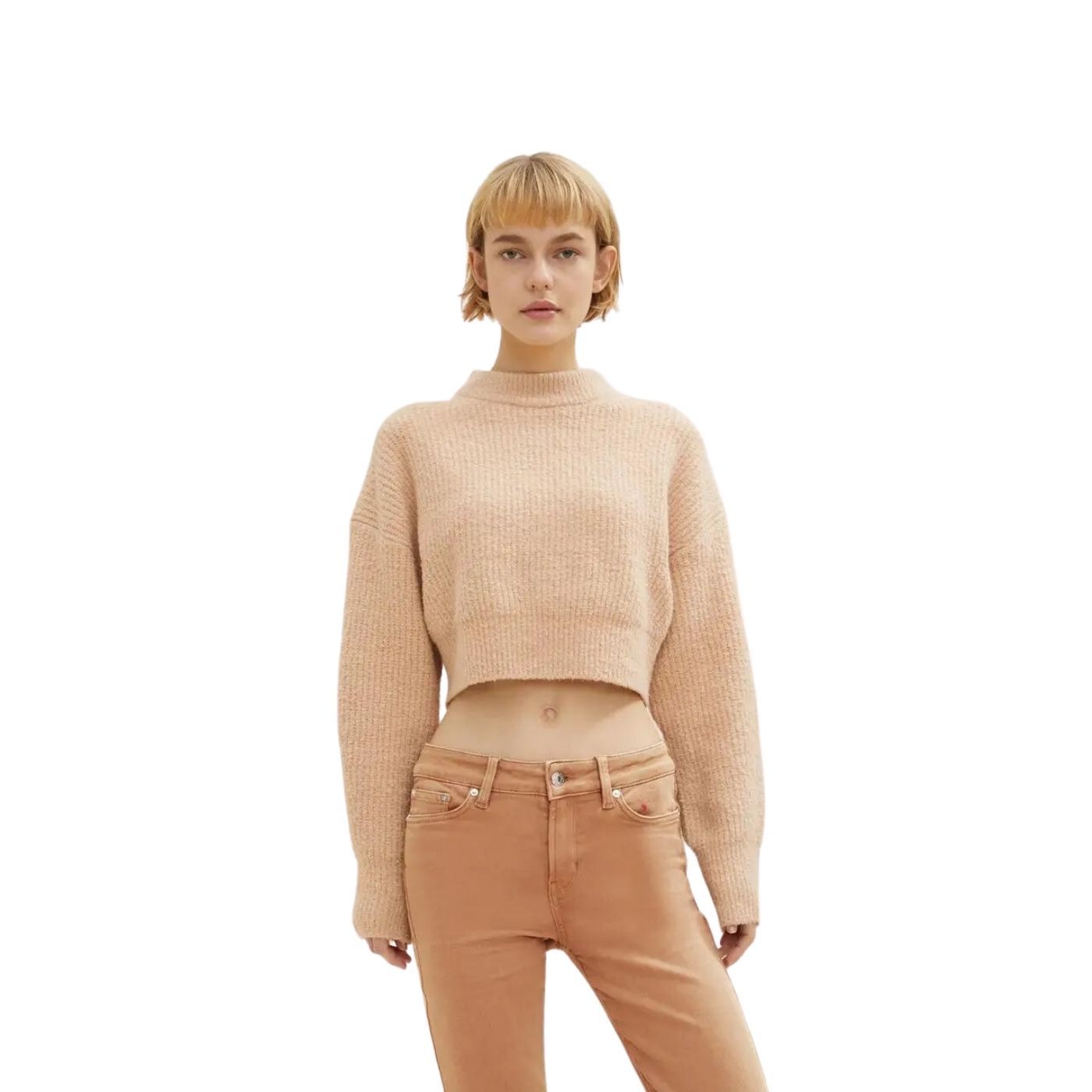 Tom Tailor Knitted Pulover | Brown