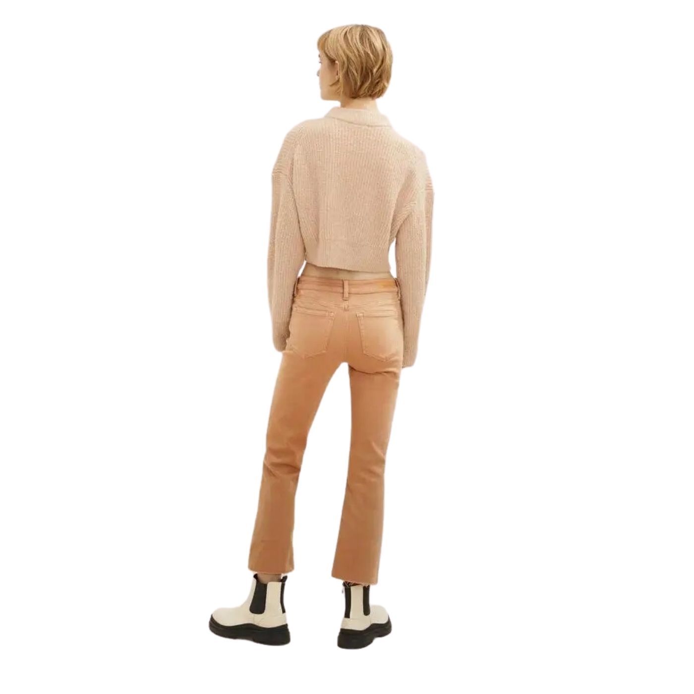 Tom Tailor Knitted Pulover | Brown