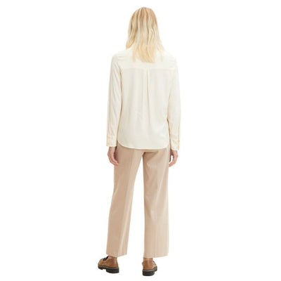 Tom Tailor Long Sleeve Blouse | Cream