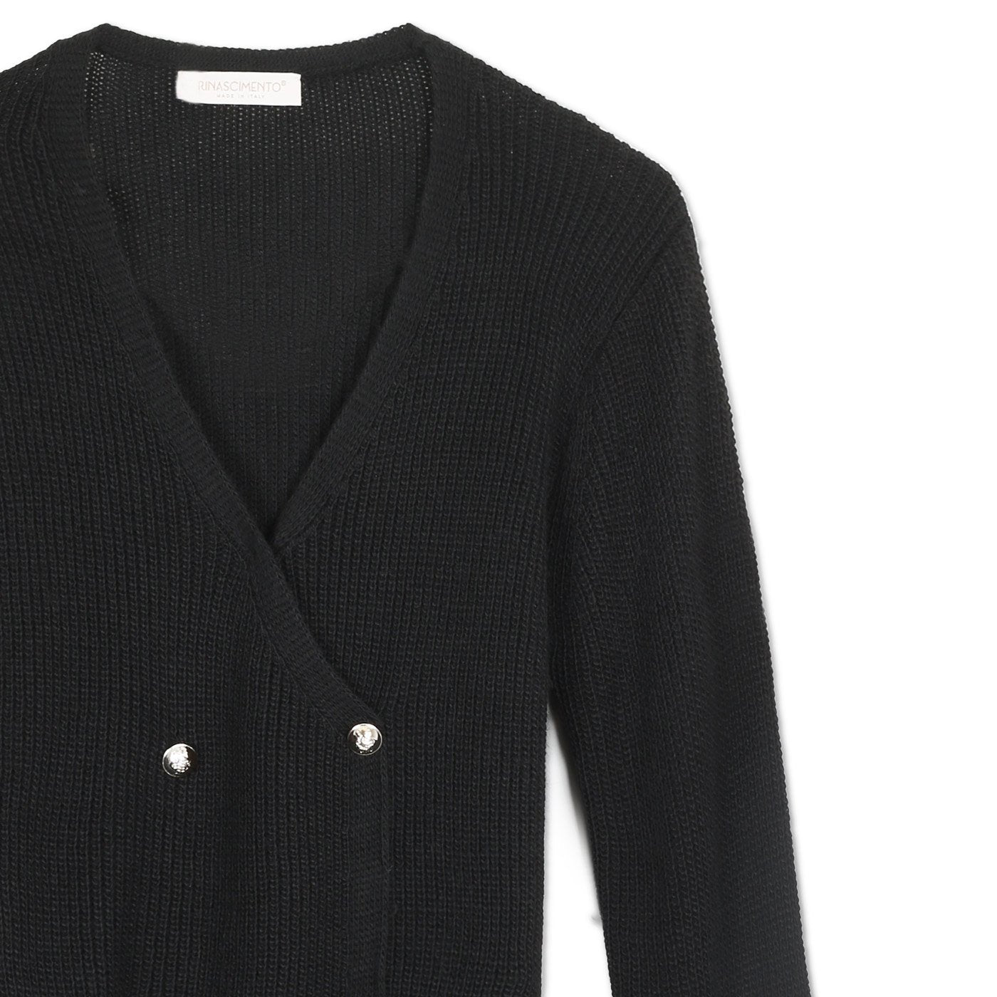 Rinascimento Knitted Dress | Black